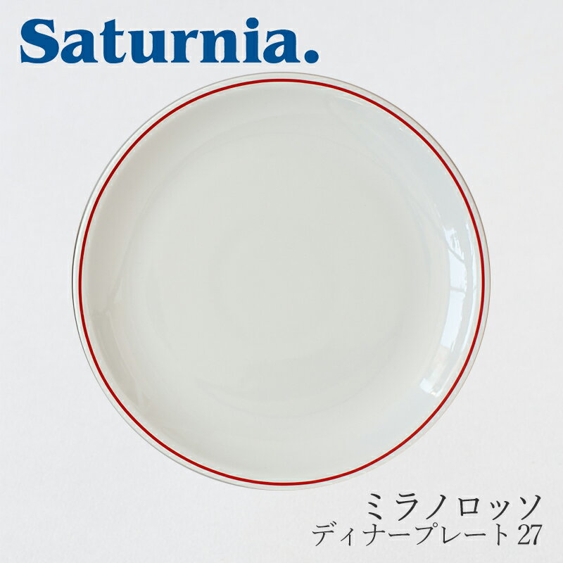 サタルニア 食器 ミラノロッソ ディナープレート 27（サタルニア／Saturnia）