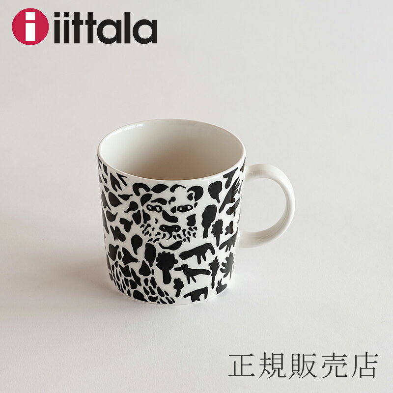 キュリアス マインド オブ オイバ トイッカ　マグ　チーターブラック（イッタラ／iittala）