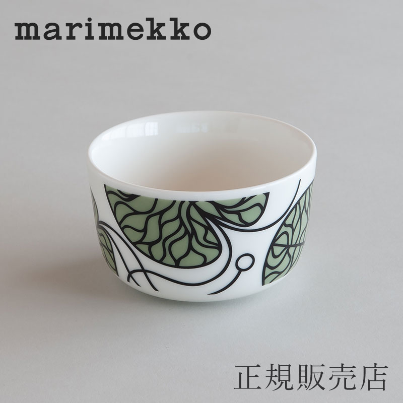 ボウル 9cm ボットナ オリーブグリーン（マリメッコ／marimekko）