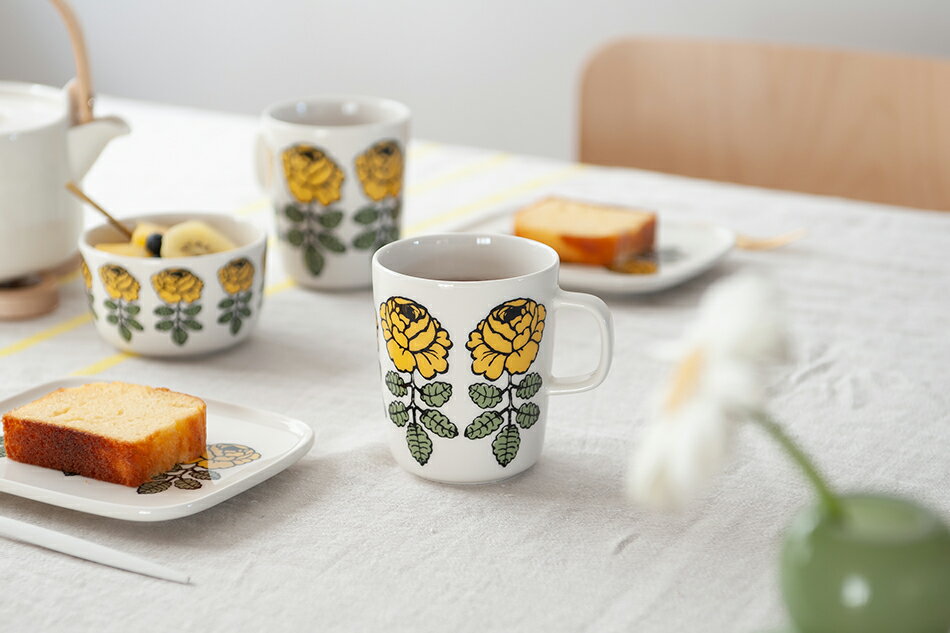 【SALE】マグ ヴィヒキルース サフランイエロー（マリメッコ／marimekko）のサムネイル