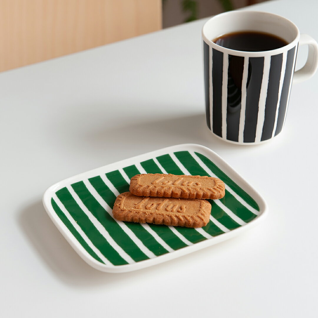 ピッコロ スクエアプレート グリーン（マリメッコ／marimekko）