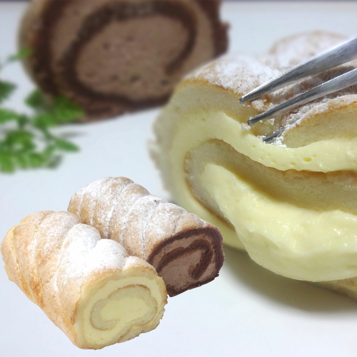 パティスリールベンス プレミアムロールケーキセット【産直グルメ】 ギフト グルメ 菓子 スイーツ 洋菓子 ケーキ 食品[送料無料 内祝い 誕生日 プレゼント お返し]のサムネイル