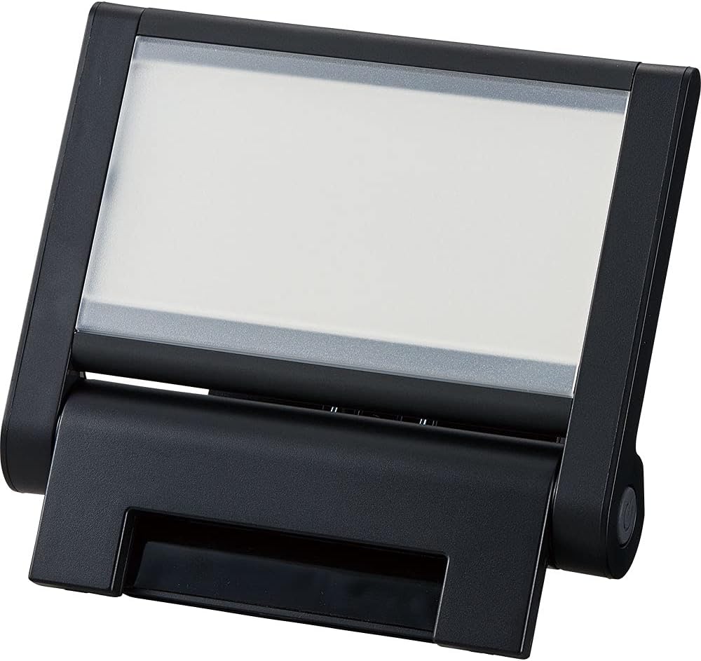 キングジム Web会議用スクエアライト PCL10-BK ブラック Kingjim LEDライト 照明 クリップ式 USB給電 調光 調色 テレワーク リモートワーク 在宅勤務 オンライン面接 ライブ配信 自撮り PC パソコン 映え