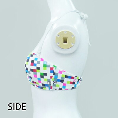 ■最大1000円OFFクーポン配布中■ 69SLAM ロックスラム レディース ブラ PIXEL SQUARE (BANDEAU BRA) 水着 ビキニ ブラジャー ベストボディ フィットネス フィジーク