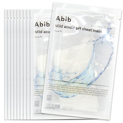 ■最大2800円OFFクーポン配布中■ ● 【10枚バラ売り】 アビブ 弱酸性pHシートマスク アクアフィット 30ml x10枚 ［ シートマスク シートパック フェイス パック 韓国コスメ Abib ］のサムネイル