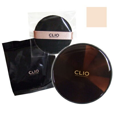 ■6/5は当選率1/2最大全額P還元+最大400円クーポン■ 【訳あり 箱くずれ】 CLIO クリオ キルカバー コンシール クッション # 3-BY リネン 13g x2 LINEN SPF45 PA++ リフィル・専用パフ付き ファンデーション 韓国コスメのサムネイル