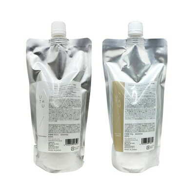 ■最大2100円OFFクーポン配布中■ ● セット販売 デミ ウタウ エクストラ シャンプー 450ml + モイスト ケア トリートメント 450g 詰め替え レフィル サロン専売 美容室専売 ヘアシャンプー ヘアトリートメント 泡 DEMI UTAU