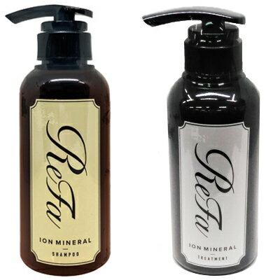 ■最大P10倍 エントリー＆当店買い回り要■ ● セット販売 MTG リファ イオンケア シャンプー 300ml + イオンケア トリートメント 290g サロン専売 美容室専売 ReFa