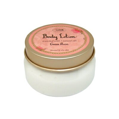 ■8/5は当選率1/2最大全額P還元+最大400円クーポン■ サボン ボディローション グリーンローズ 140ml ジャータイプ [PET] SABON Green Roseのサムネイル