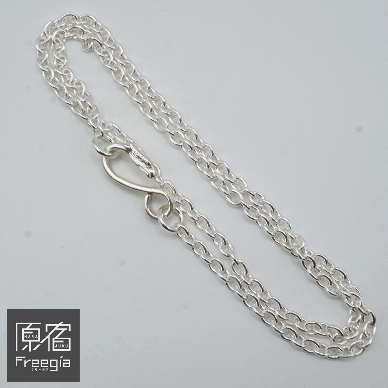 Goro's Harajuku Freesia Thin Round Eagle Hook Silver Chain [50cm] [Harajuku, Take-Meiji Street FREEGIA CHOICE] [USED] [260601012] [Pre-owned] [No returns or cancellations] [Necklace]