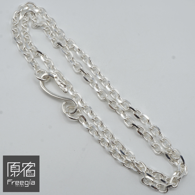 Goro's Harajuku Freesia Thick Horn Eagle Hook Silver Chain [50cm] [Harajuku Meiji-dori FREEGIA CHOICE] [USED] [260601016] [Pre-owned] [No returns or cancellations] [Necklace]