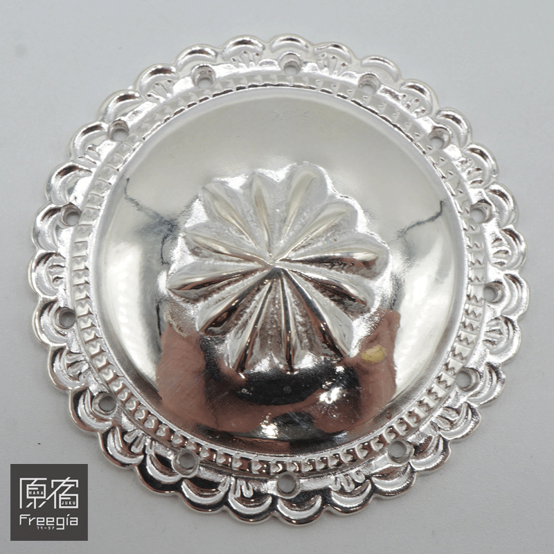 Goro's Harajuku Freesia Silver Concho (Large) [Harajuku, Meiji-dori FREEGIA CHOICE] [USED] [Pre-owned] [No Returns or Cancellations] [Concho & Beads] [260601024]