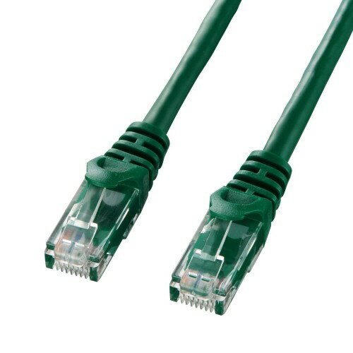 乐天商城 - サンワサプライ(Sanwa Supply) CAT6LANケーブル (3m) UTP 1Gbps/250MHz RJ45 ツメ折れ防止 グリーン LA-Y6-03G