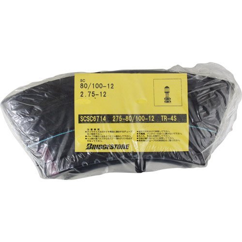 BRIDGESTONE(ブリヂストン)バイクタイヤチューブ 80/100*2.75-12 バルブ形状:TR4S リム径:12インチ SCSC6714 二輪 オートバイ用