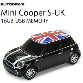 AUTODRIVE オートドライブ16GB MINI COOPER-S BLACK/UK USBメモリー 外付けストレージ ミニクーパー あす楽対応