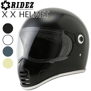 実在庫有 RIDEZ ライズ XXヘルメット ダブルクロス ネオクラシックフルフェイス SG規格 あす楽対応