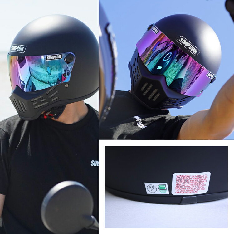 �߸����� SIMPSON ����ץ���إ��å� ��ǥ�30 M30 MATBLACK 2������ �ޥåȥ֥�å� �ե�ե������إ��å� Model30 SG����