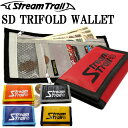ゆうパケット対応 STREAMTRAIL ストリームトレイル SD TRIFOLD WALLET トリフォルドウォレット 三つ折り財布 サブウォレット 海外旅行 あす楽対応