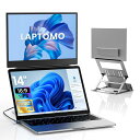 デュアルディスプレイ ダブルモニター トリプルモニター モバイルモニター 14インチ 120%sRGB 78%NTSC超広色域 1200P HDMI FHD 6...