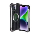 iPhone 14 Pro ケース アラミド繊維 ケース 耐衝撃 カバー 頑丈金属 かっこいい アルミバンパー アイフォン 14ProMagSafeワイヤレス充電対応 メンズ アウトドア 落下防止 強力保護 高級スマホケース(iPhone14Pro)