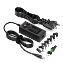 powseed 45W 3A マルチAC電源アダプター DC 5V 6V 7.5V 9V 12V 13.5V 15V マルチ電圧 ルーター CCTVカメラ スピ...