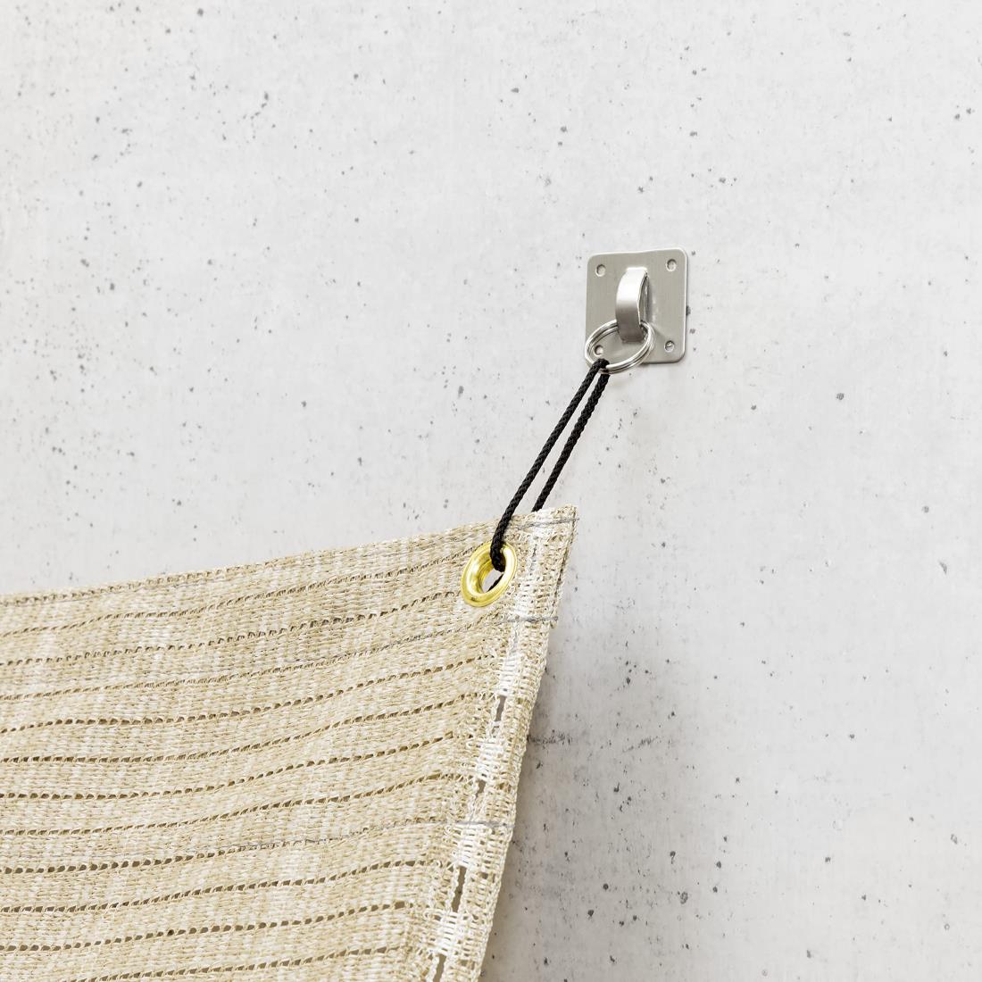 タカショー 日よけ 金具 シェード取付 接着リング 2個組 ステンレス CLF 外壁 サンシェード 取付 ベラ..