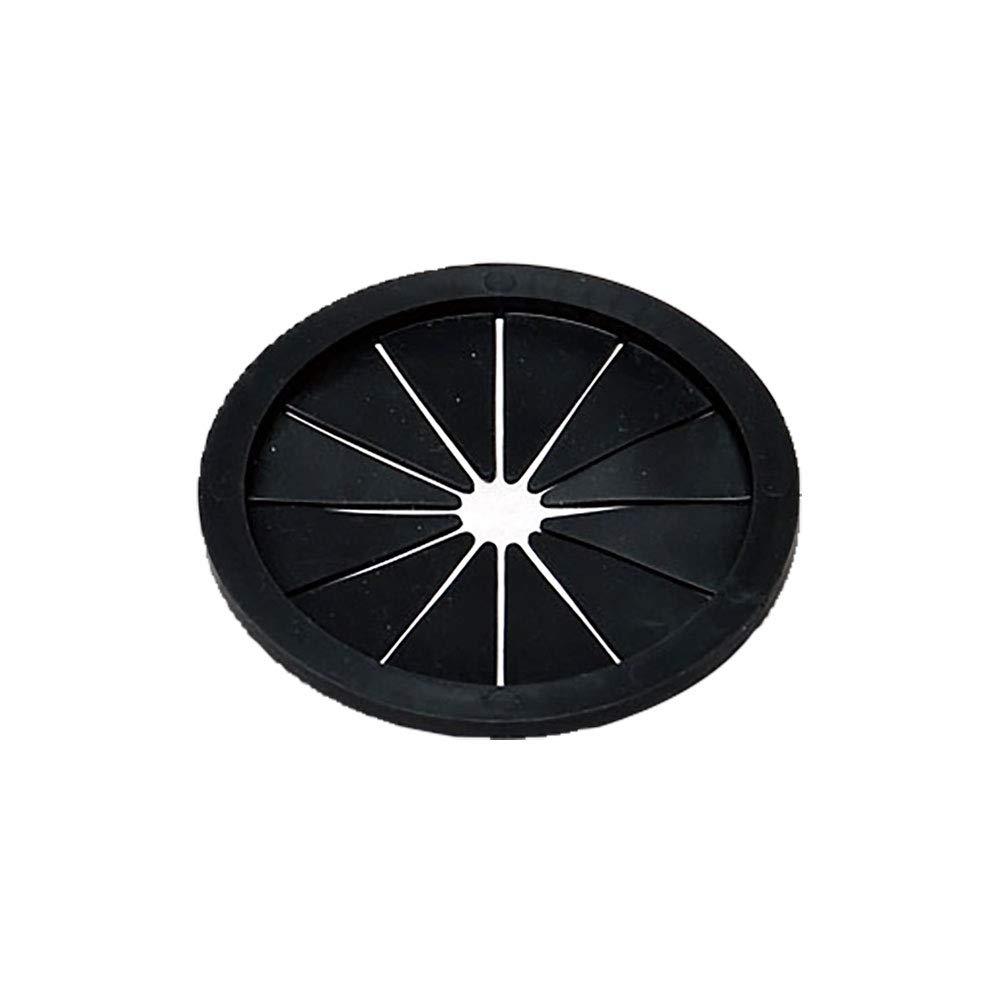 Belca 日本製 排水口 ふた 流し用菊割れゴム 80タイプ 直径8cm用 直径7.96×高さ0.6cm ブラック SP-213T