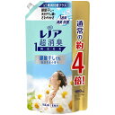 レノア 超消臭1WEEK 柔軟剤 部屋干し 花とおひさまの香り 詰め替え 超特大 1,600mL