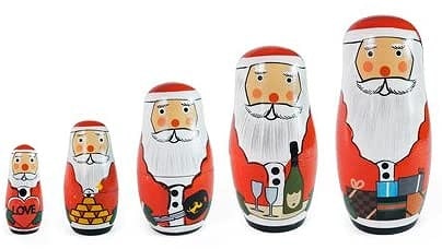 【SALE20%OFF】クリスマス santacryoshka サンタクリョーシカ　LOVE
