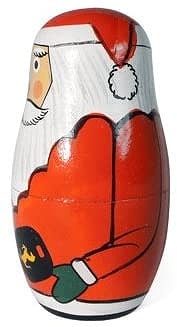 【SALE20%OFF】クリスマス santacryoshka サンタクリョーシカ　LOVE