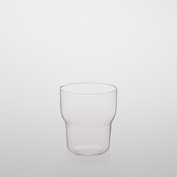 TG glass (ティージーガラス) Glass cup curved (耐熱ガラス) 250ml