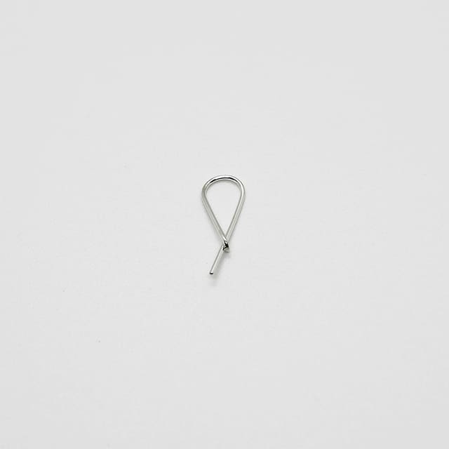 MIRTA (ミルタ) MEDIUM SAFETY PIN SILVER EARRING ピアス ※片耳販売