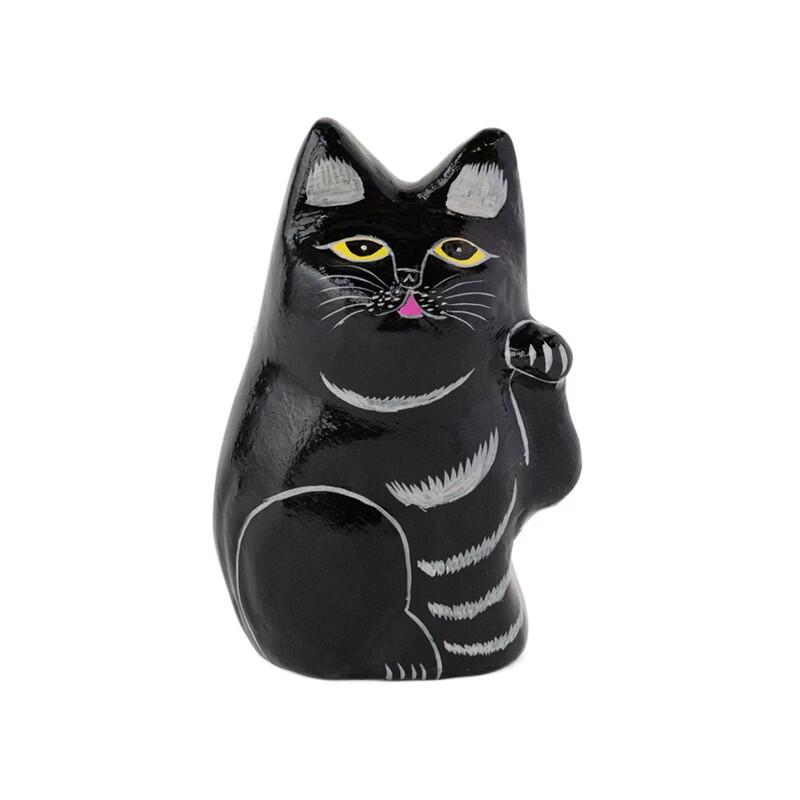 インドの招き猫 (Black)