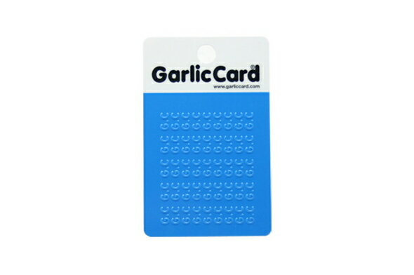 【SALE30%OFF■税抜880円→616円】Garlic Card ( ガーリックカード ) にんにくおろし器 ブルー