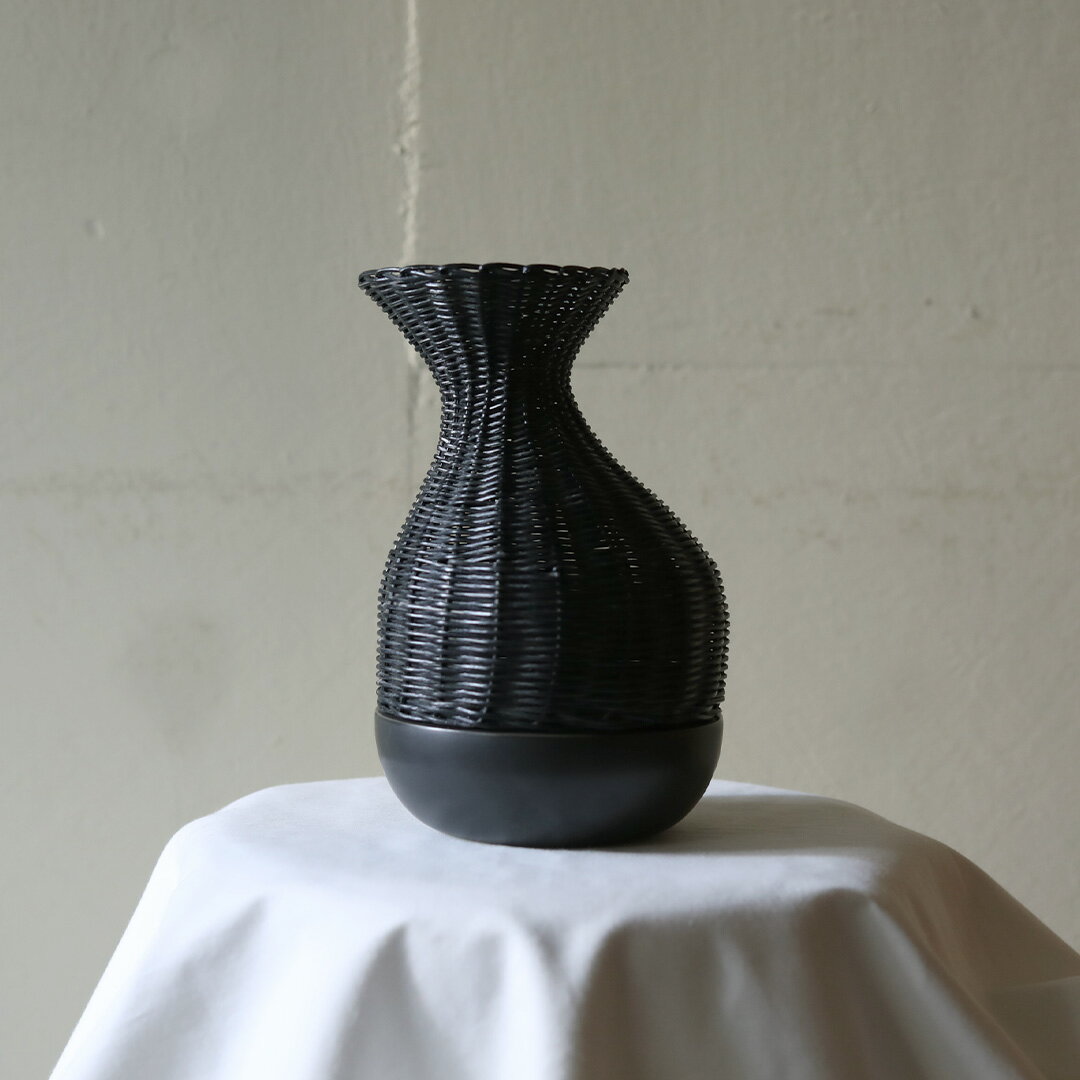 Rakuten - Limited By Studio Cohaku Weave Type02 [Black] (フラワーベース)