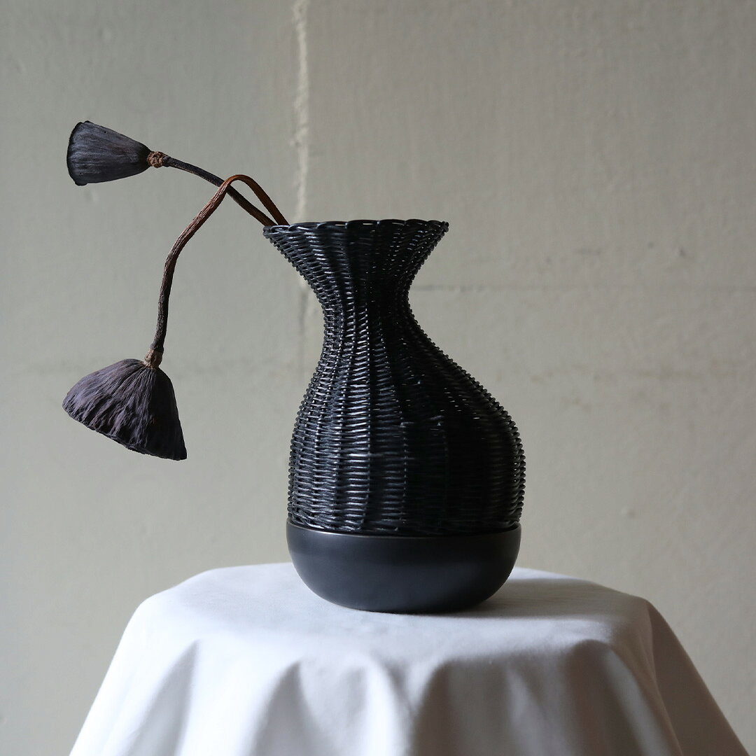 Limited By Studio Cohaku Weave Type02 [Black] (フラワーベース) [2]