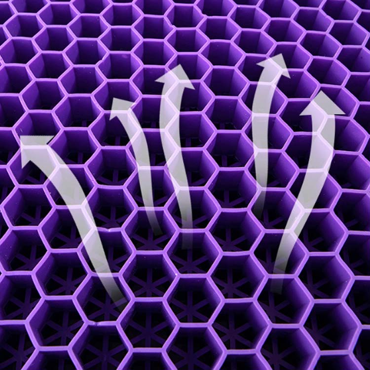 座面クッション ジェルクッション ハニカム 座布団 無重力クッション オフィス スーパーゲルクッション 健康クッション チェアパッド ジェルクッション サポートクッション オフィス用 車用 母の日 [2]