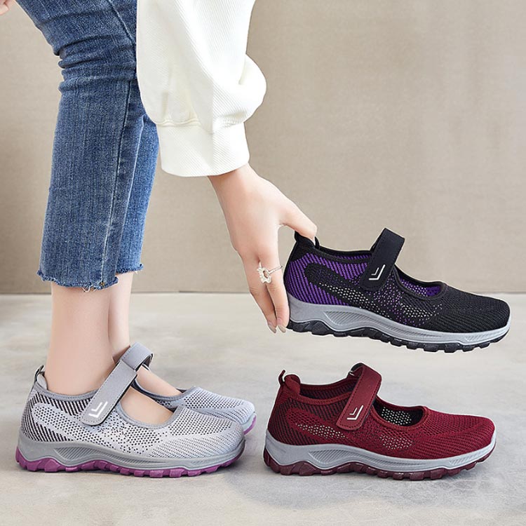 ウォーキングシューズ スニーカー ナースシューズ 幅広 靴 シューズ メッシュ 運動...
