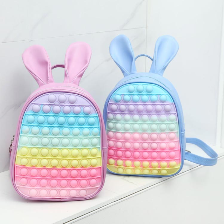ポップイット リュック レデ 子供 バブル プッシュ リュック キッズ バブル ストレス解消グッズ ィース ビジネスリュック レジャーパック バックパック プッシュポップ 知育 スクイーズ 玩具 カラフル 防水 通勤 通学 学生用 旅行 freepersonshop-10004070 フリーパーソンショップ サンプル画像3