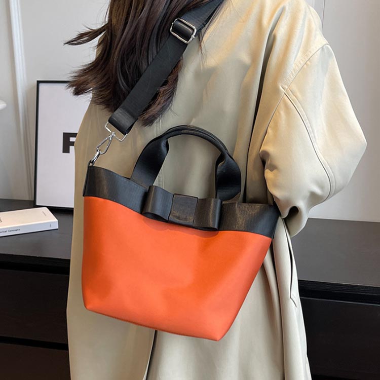 3way トートバッグ ハンドバッグ 手提げ 斜めがけ ショルダーバッグ 配色 バッグ 肩掛け オックスフォード かばん 通勤 誕生日 トートバッグ 大人 かわいい プレゼント クリスマス 軽い 旅行バッグ 普段使い リボン 鞄 ギフト 斜め掛け ミニトート 入学式 卒業式 freepersonshop-10005720 フリーパーソンショップ サンプル画像3
