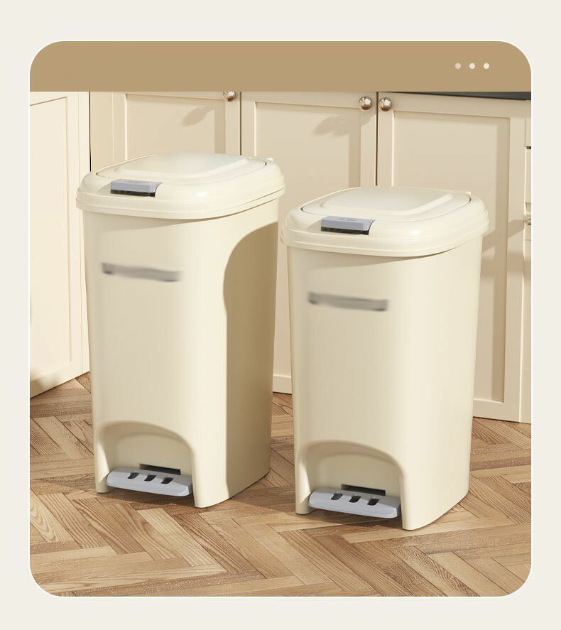 8L 10L 15L 20L ゴミ箱 ダストボックス ごみ箱 おしゃれ フタ付き 足踏み式 ペダル式ゴミ箱 大容量 キッチン 臭わない リビング 省スペース [2]