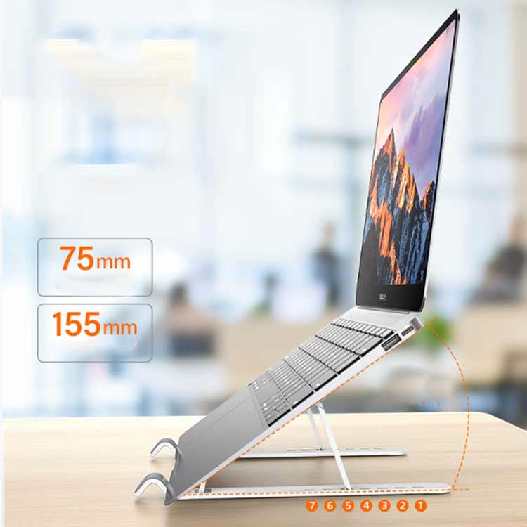 角度 11インチ 7段階 17インチ 14インチ 高さ ノートPCスタンド 折りたたみ 13インチ 持ち運び 高さ調整 Mac macbookAir/Pro ゲーミングPC PCスタンド ノートパソコンスタンド 15.6インチ ノートパソコンスタンド 横幅 調節 滑り止め ipad スマホ タブレット スタンド [3]