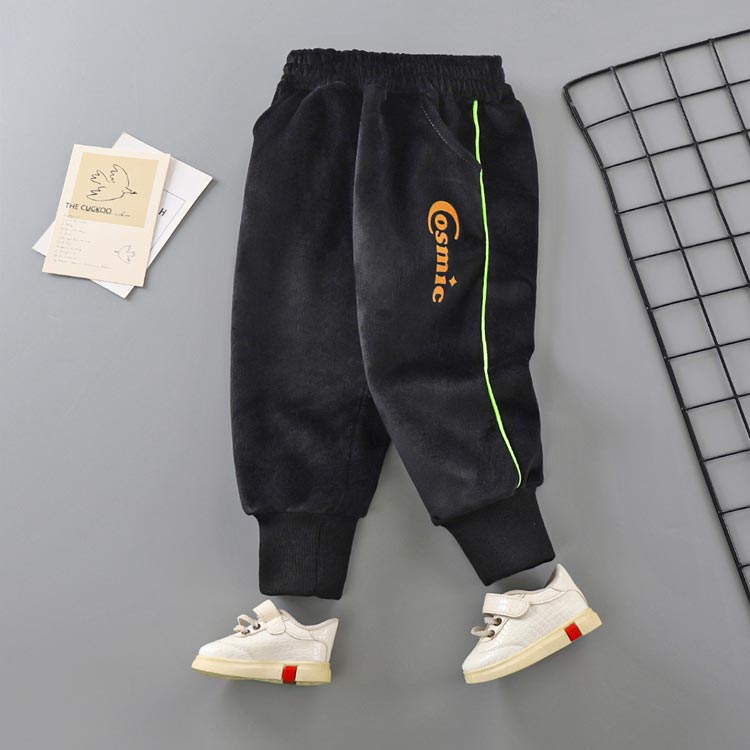 キッズ 90 120 裾リブパンツ 裏起毛 裏シャギー 子供服 ボトムス ベビー 子供服 子供服 キッズ スウェットパンツ 男の子 100 110 160 130 140 150 ロングパンツ あったかボトムス ブラック 黒 スポーティー パンツ ズボン 暖パン