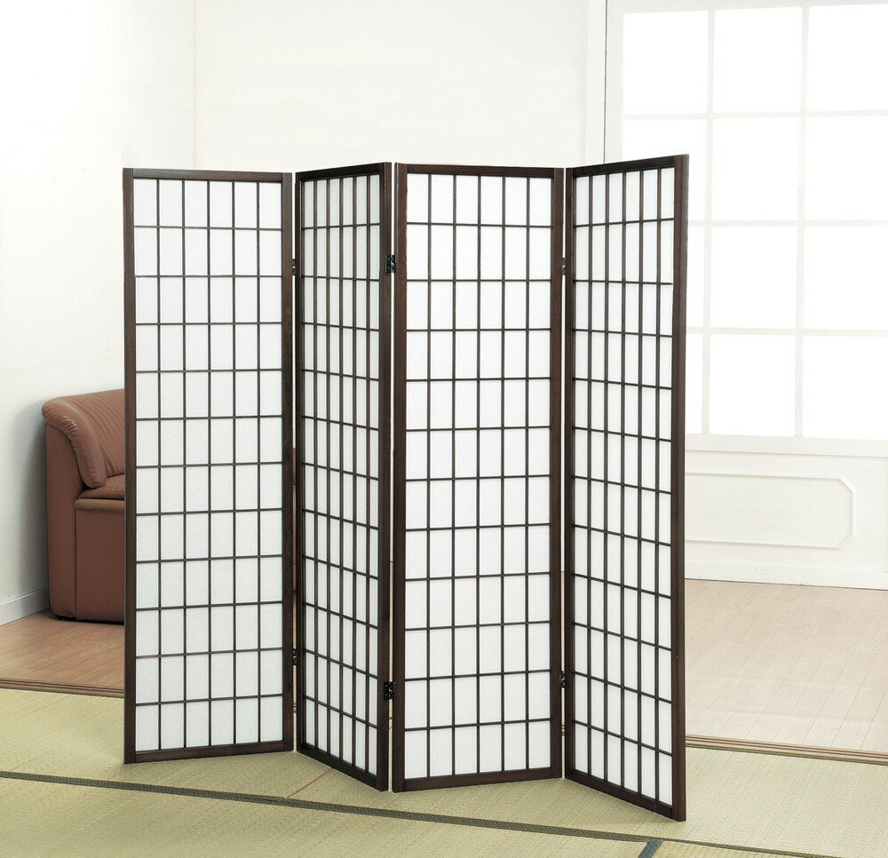 障子 スクリーン 衝立 つい立 パーテーション ミドルタイプ 4曲