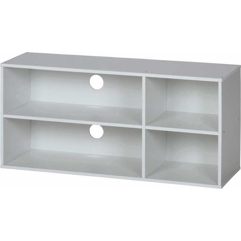 乐天商城 - TVラック 幅89cm 32型テレビ対応 ホワイト