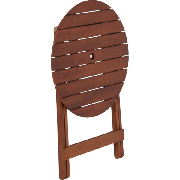 乐天商城 - 天然木 ラウンドテーブル ガーデン・屋外用 ブラウン