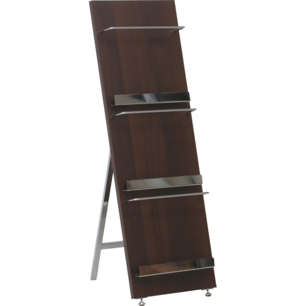 乐天商城 - ウッドマガジンラック デコール 3段 スリム 幅30cm ブラウン