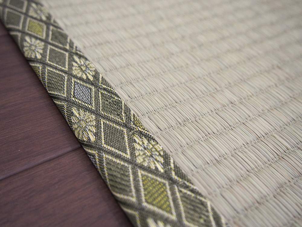 い草 上敷 撥水加工付き 備前 双目織 江戸間2畳 約174X174cm [3]