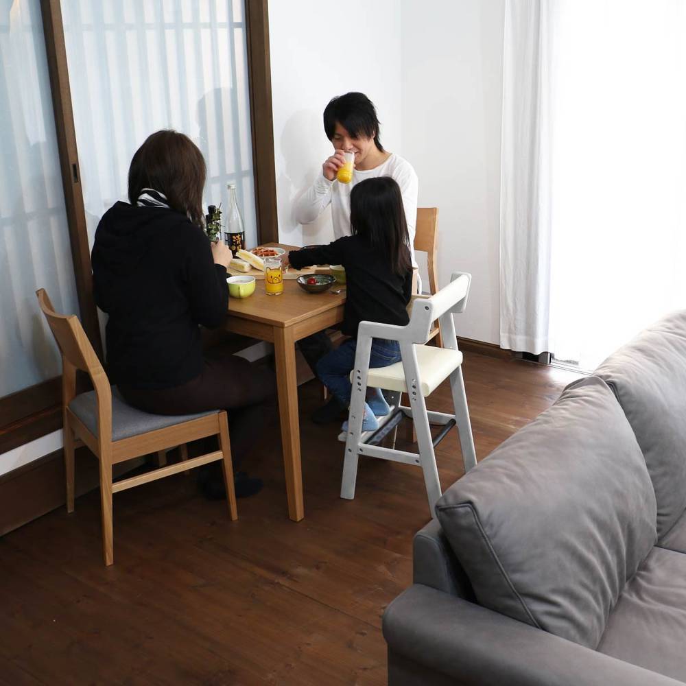 ベビーチェア ハイチェア 木製 高さ調節 ダイニングチェア ベビーチェアー 子供 2...