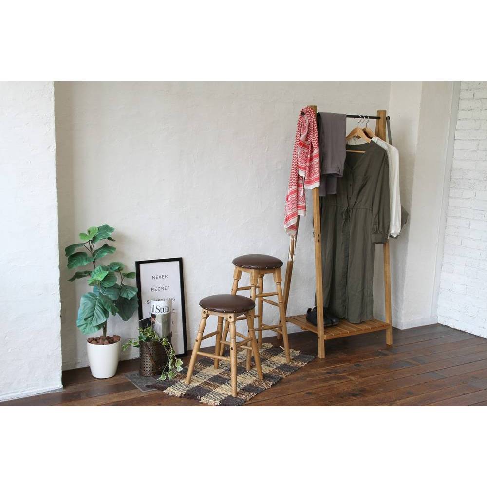 ハイスツール バースツール 北欧 カウンタースツール スツール 天然木 カウンターチェア チェア ウッドチェア 椅子 いす おしゃれ ハイチェア Rasic High Stool ras-3333 (ブラウン)